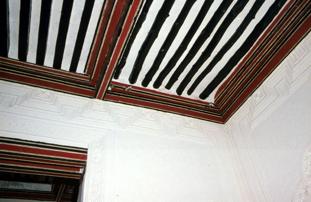 Interior, detail of ceiling
