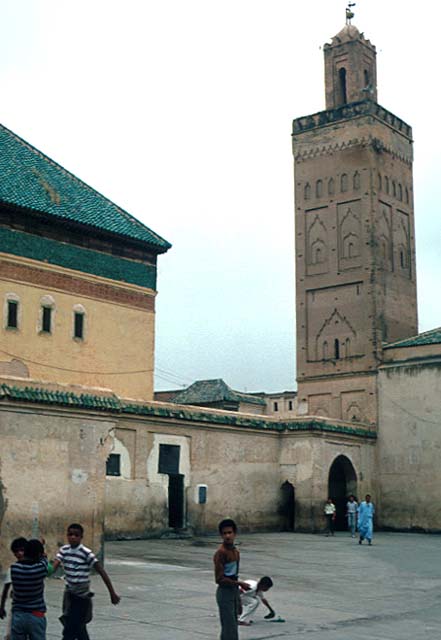Zawiya Sidi Bel Abbes - View with minaret