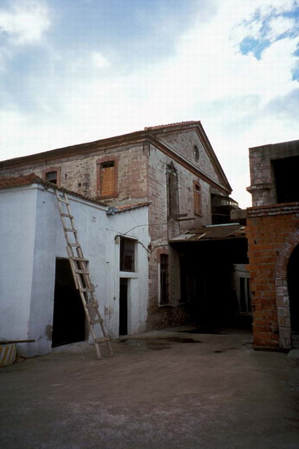 Northwest façade, before restoration