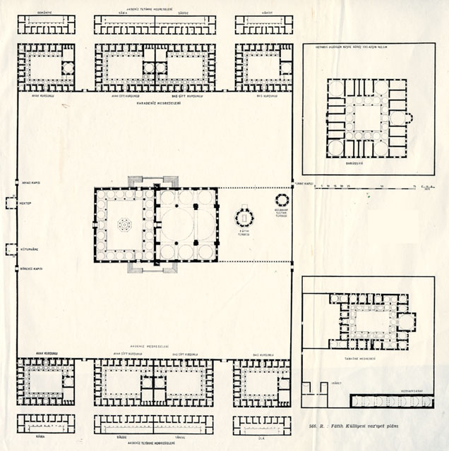 Restitution plan of the complex
