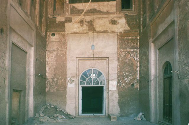 Madrasa-i Shamsiya - Interior view of south iwan; doorway leading into tomb chamber