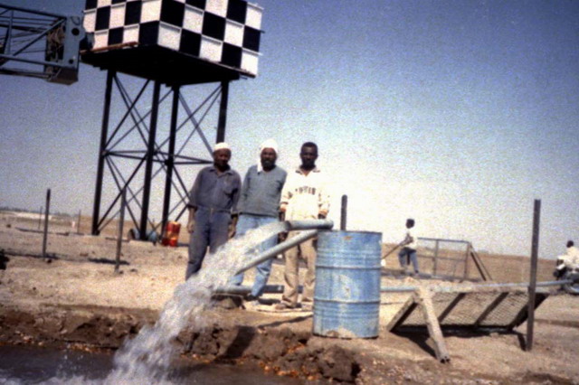 New well, water tank