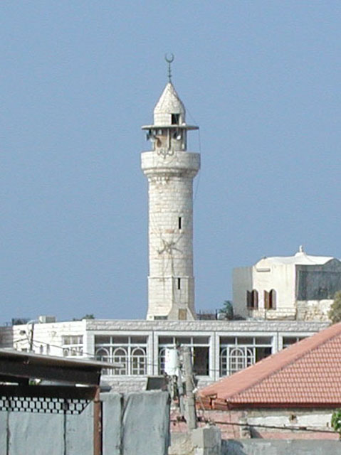 View of minaret and north façade