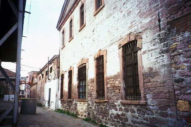 Southeast façade, before restoration