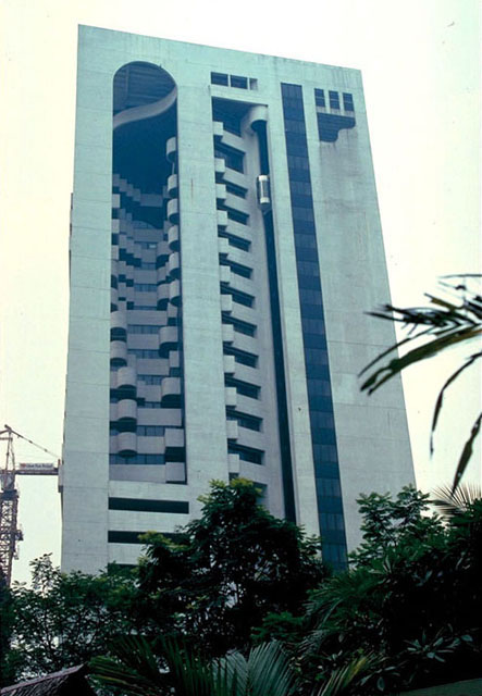 Main façade, general view
