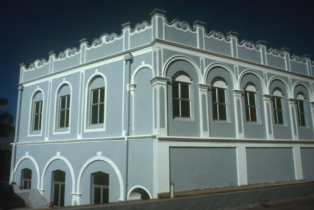 Exterior view façade after restoration