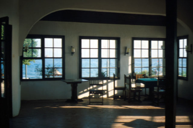 Interior view showing dining area