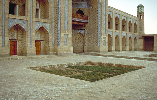 Courtyard of the Muhammad Rahim-Khan Madrasa
