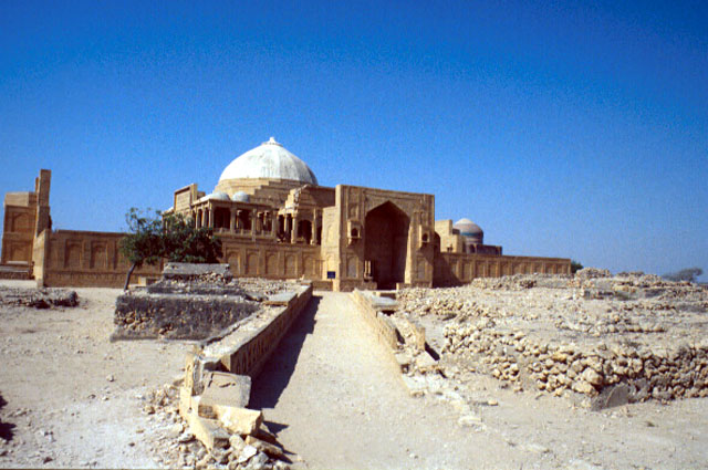 Main approach and entrance to the necropolis complex and mosque