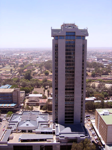 Elevated view, looking south from KICC Tower