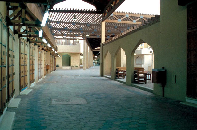 Interior, view along the Souq al-Amir