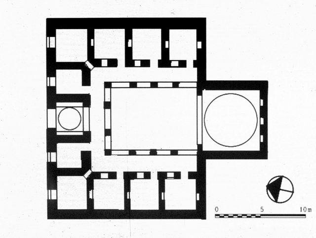 Floor plan of madrasa