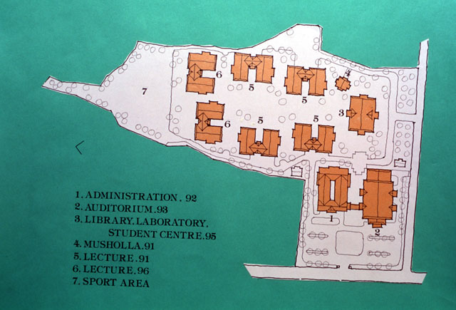 Color drawing, site plan