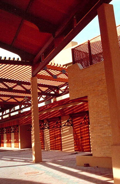 Interior, Souq al-Amir, bear-loading construction