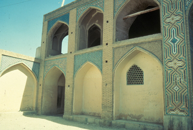 Darb-i Imam - View of bays on northern facade.