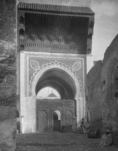 Historic view, portal