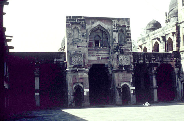 View of portal of the northern wing of the mosque