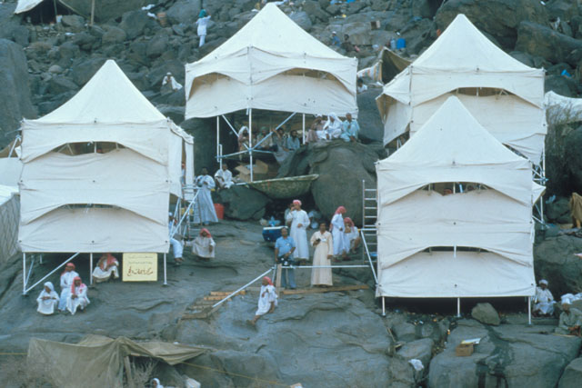 Mountain Tents for Hajj Pilgrims