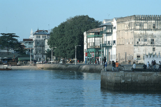 Old Customs House Rehabilitation - View from harbor to main façade