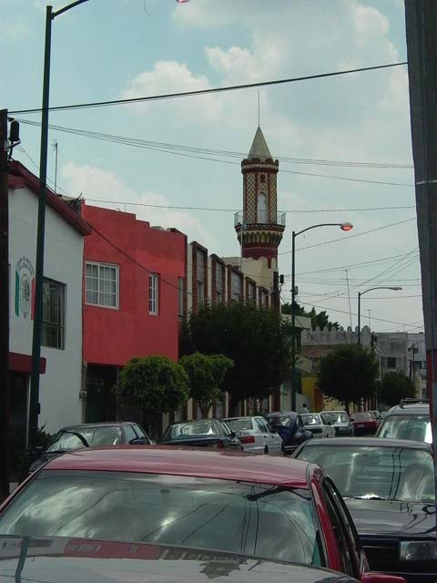 General exterior view showing "minaret"