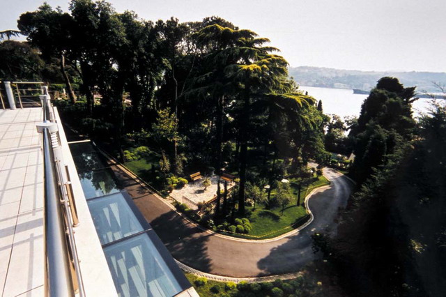View of the Bosphorus from the roof of the Pool Gallery