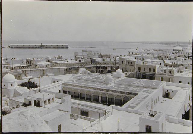 General view from northwest and minar of Ribat
