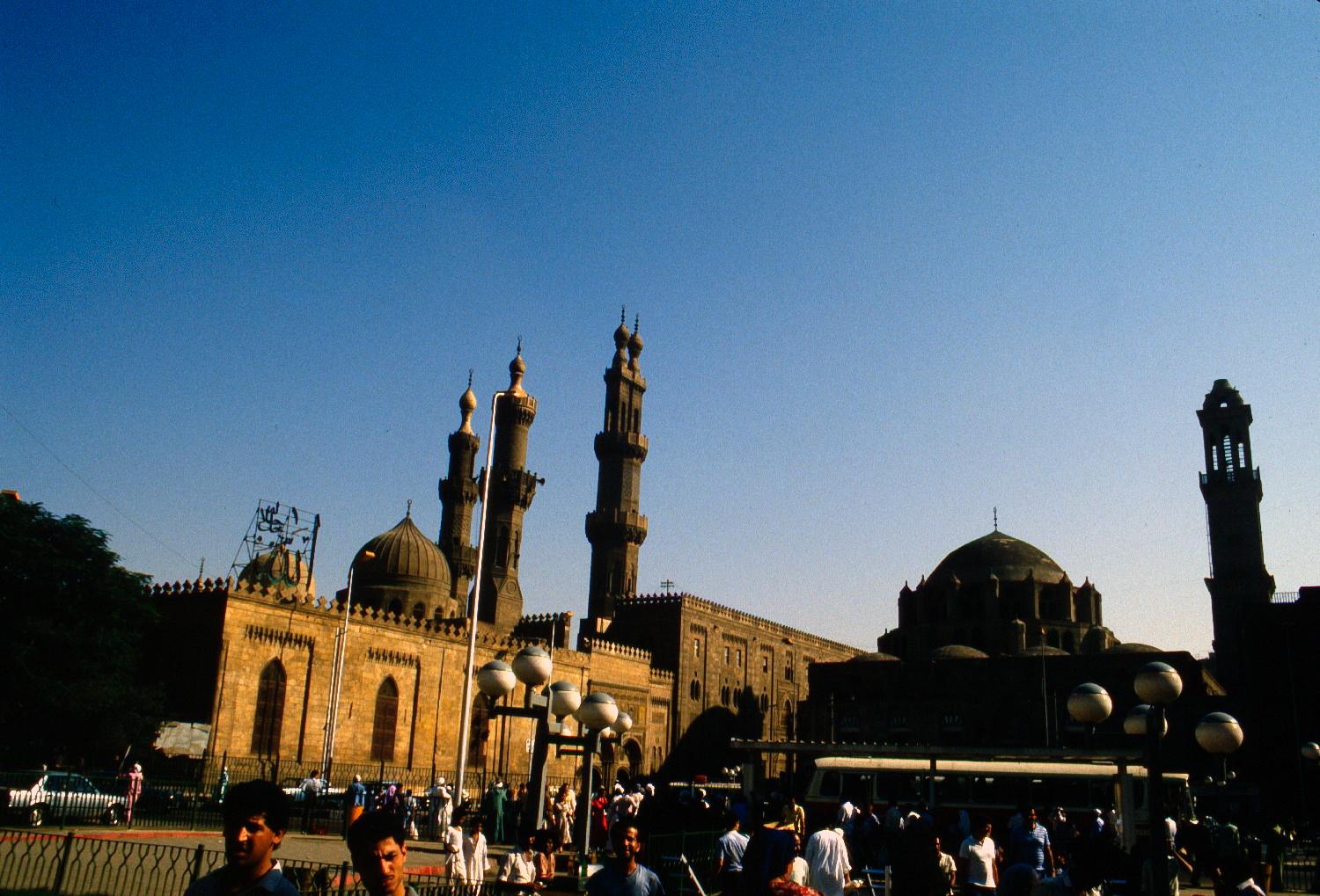 Northwest façade.  Mosque of Muhamad Bey Abi al-Zahab at right