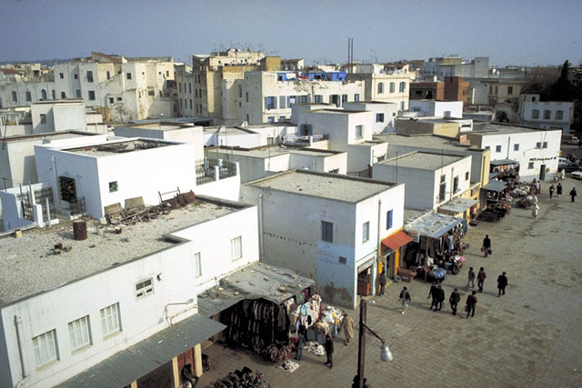 Hafsia Quarter I Conservation - Aerial view of the Quarter