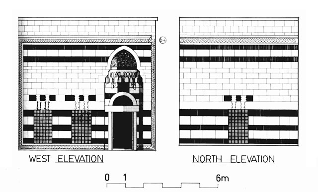 West and north elevations