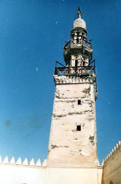 Mitwalli Mosque Restoration - Minaret, before restoration