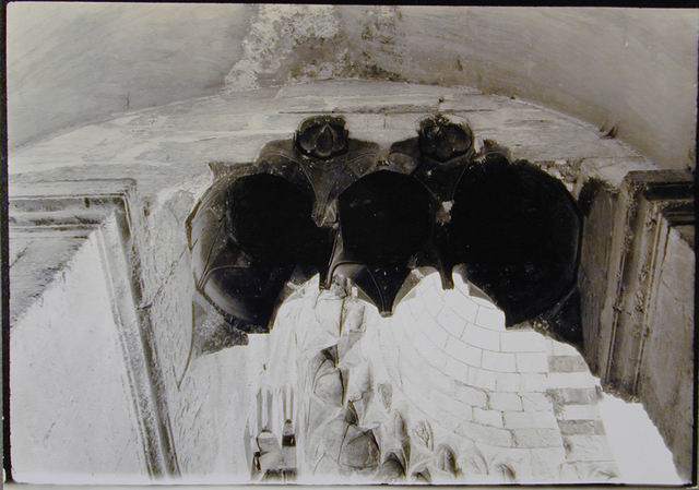 Detail of stalactites in gate to Haram al-Sharif