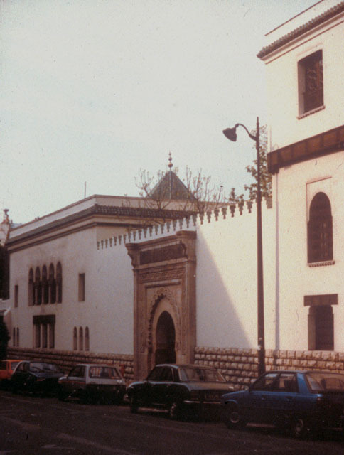 View of eastern façade, with gate leading into Cour d'Honneur
