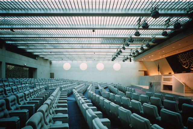 King Faisal Foundation Phase II - Interior view showing assembly hall