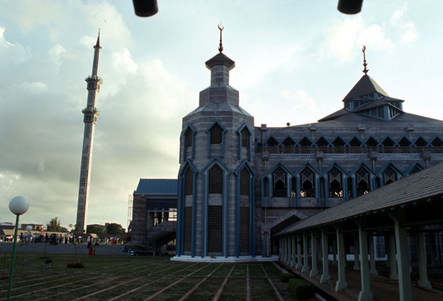 View from main plaza to mosque