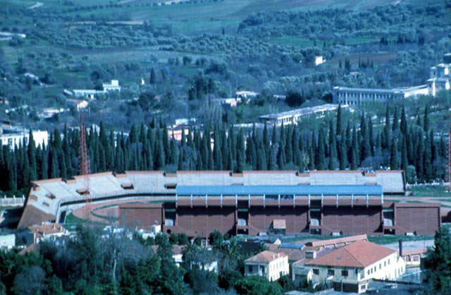 Aerial view to Tlemcen Sports Centre