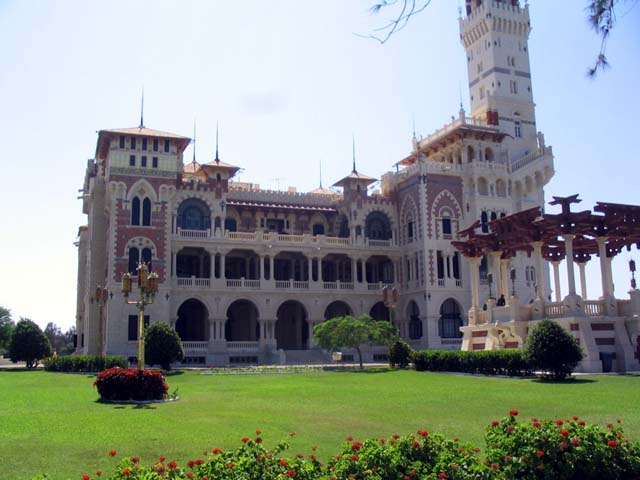 The palace, as seen from the east