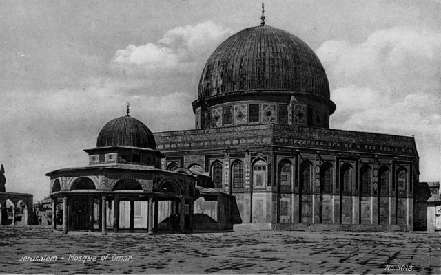 Exterior view from northeast with the Dome of the Rock