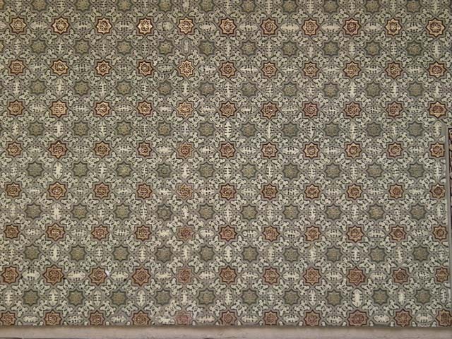 Interior detail of tilework pattern