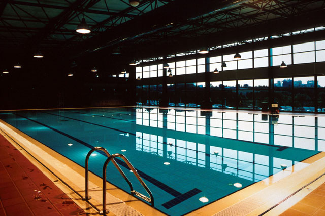 Interior view, showing pool area