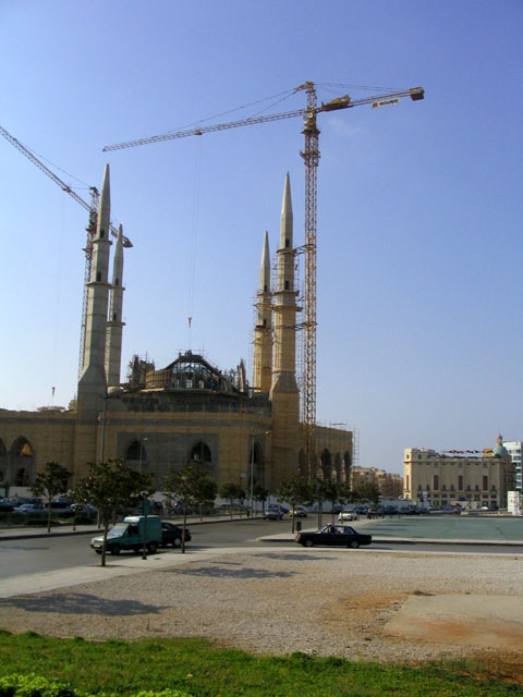 View of mosque from Martyr's Square