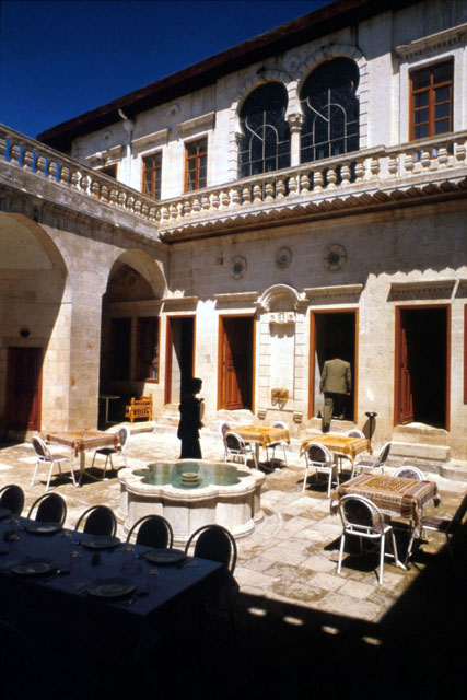 Exterior view showing central courtyard