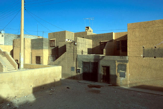 200 Housing Units - View of the main communal courtyard