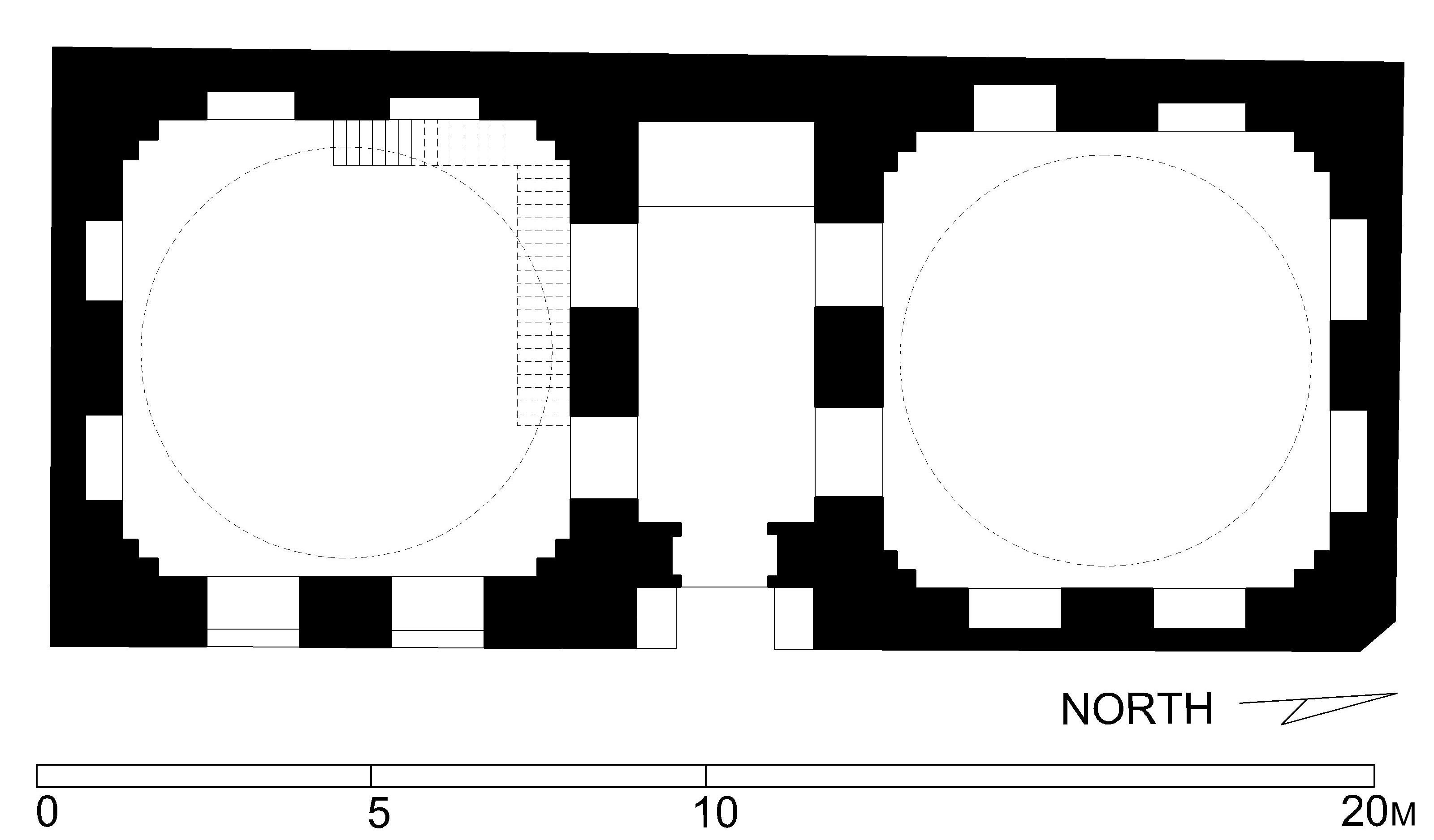 Madrasa al-Rashidiyya - Floor plan of funerary madrasa (after Meinecke) in AutoCAD 2000 format. Click the download button to download a zipped file containing the .dwg file.