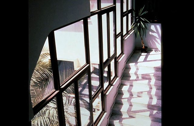 Natural light along a stairwell