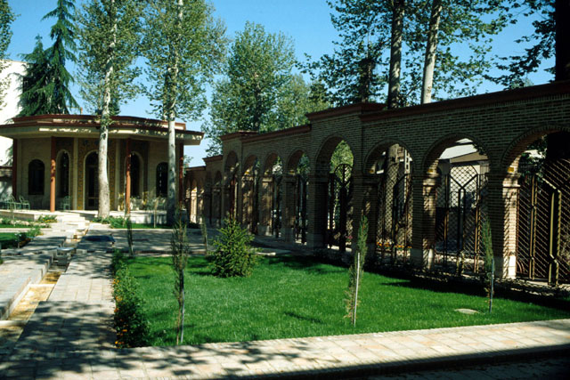 Exterior view showing partition and enclosed gazebo