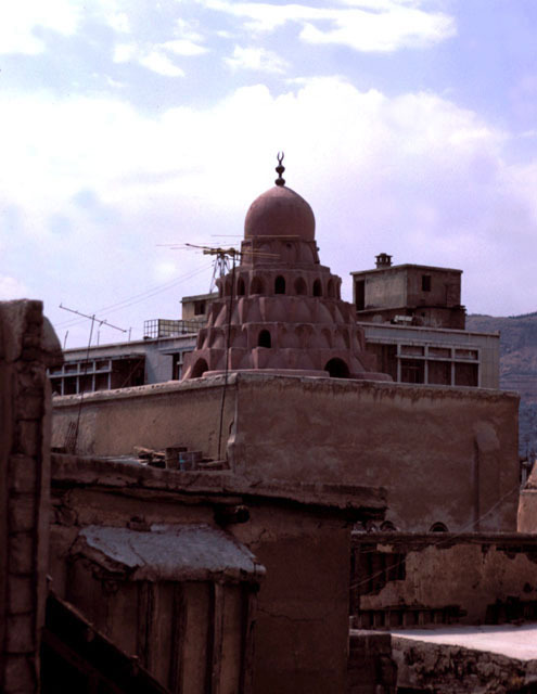 Madrasa al-Nuriyya al-Kubra (Damascus) - Exterior view of the mausoleum dome