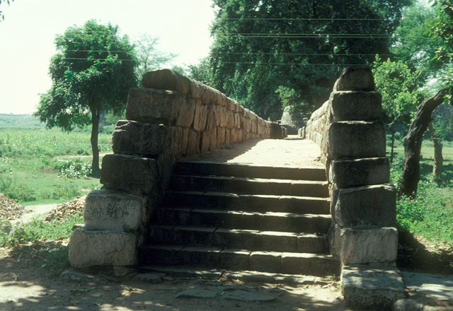 Mausoleum of Ghiyath al-Din Tughluq - Entry to causeway connecting Tughluqabad fort to Ghiyath al Din's tomb