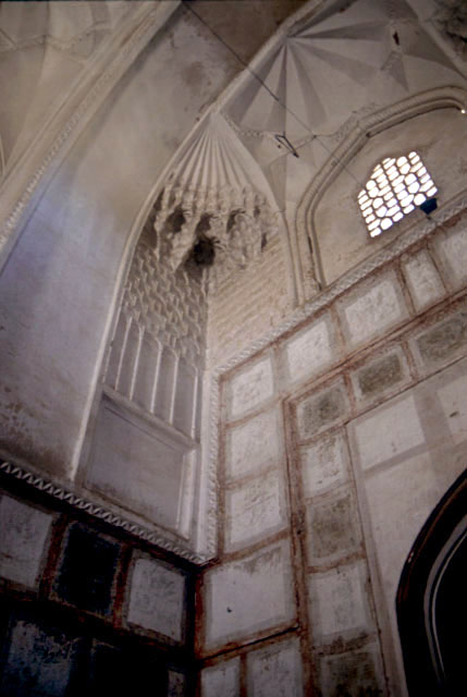 Interior view of the semidome above the mihrab recess