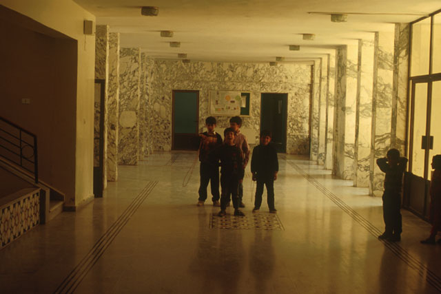 Islamic Orphanage - Interior view showing entrance foyer