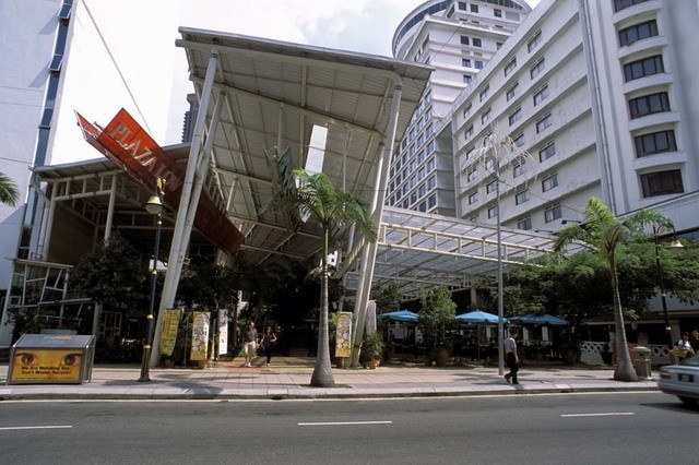 Street view of canopy